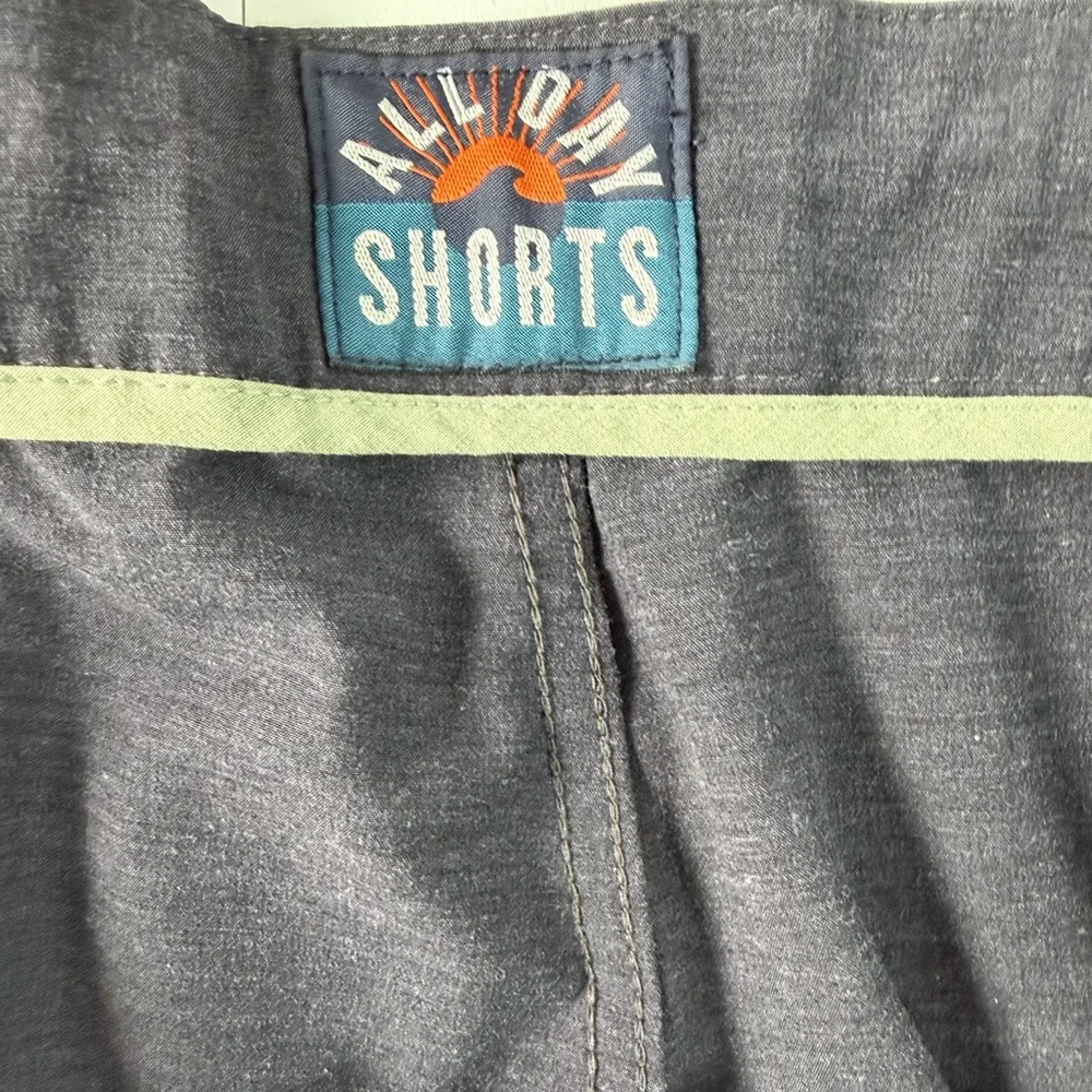 Faherty Shorts Mens 40 Gray All Day Chino Stretch Zip Pocket Lightweight Outdoor